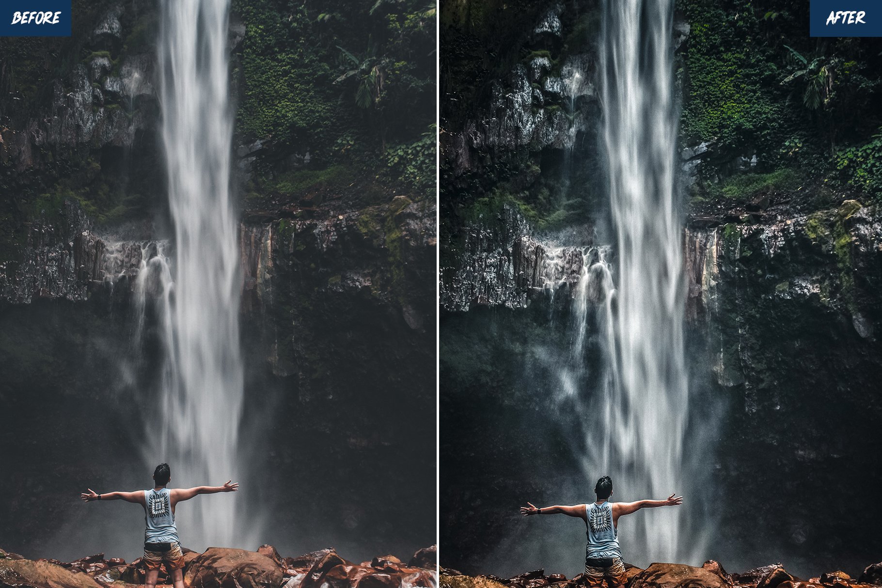 waterfall lightroom presets for landscape photography 01 110