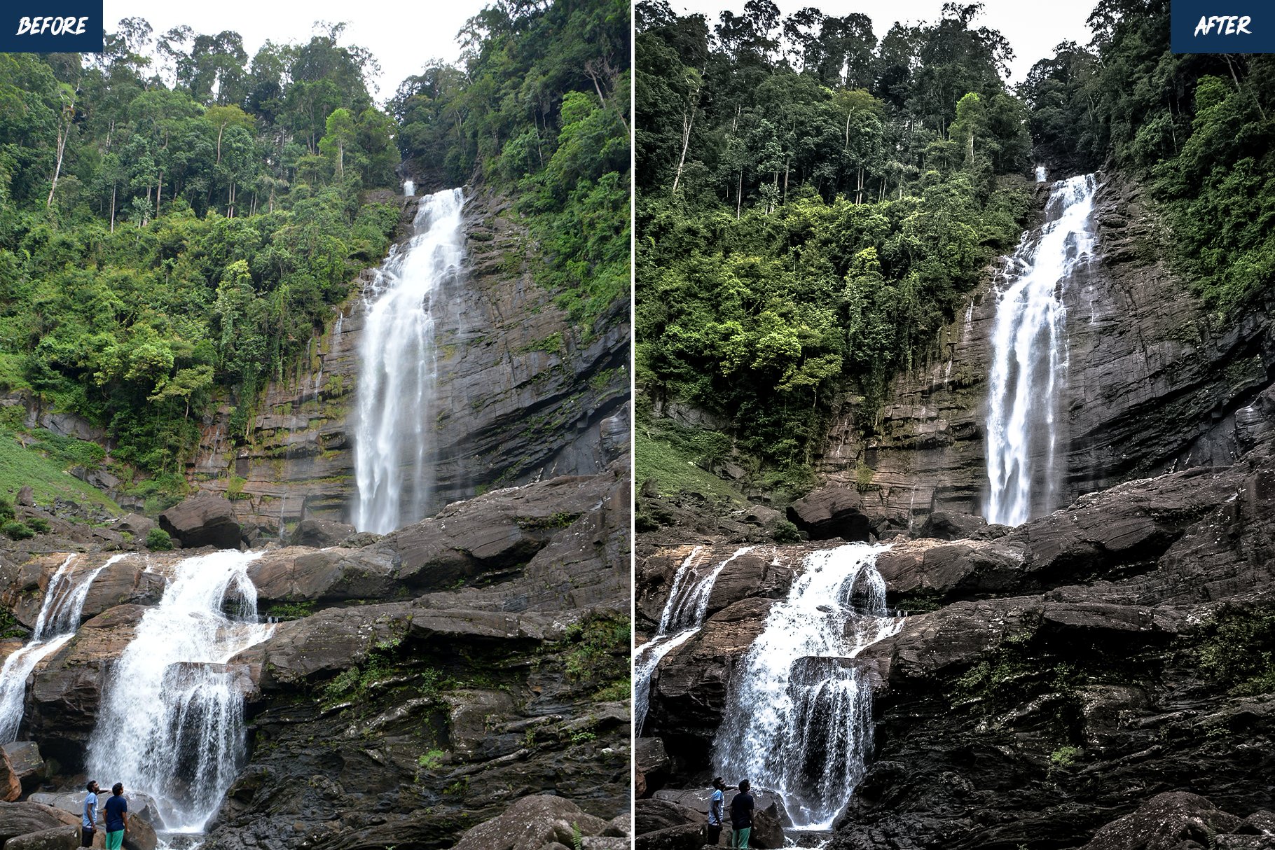 waterfall lightroom presets for landscape photography 08 32