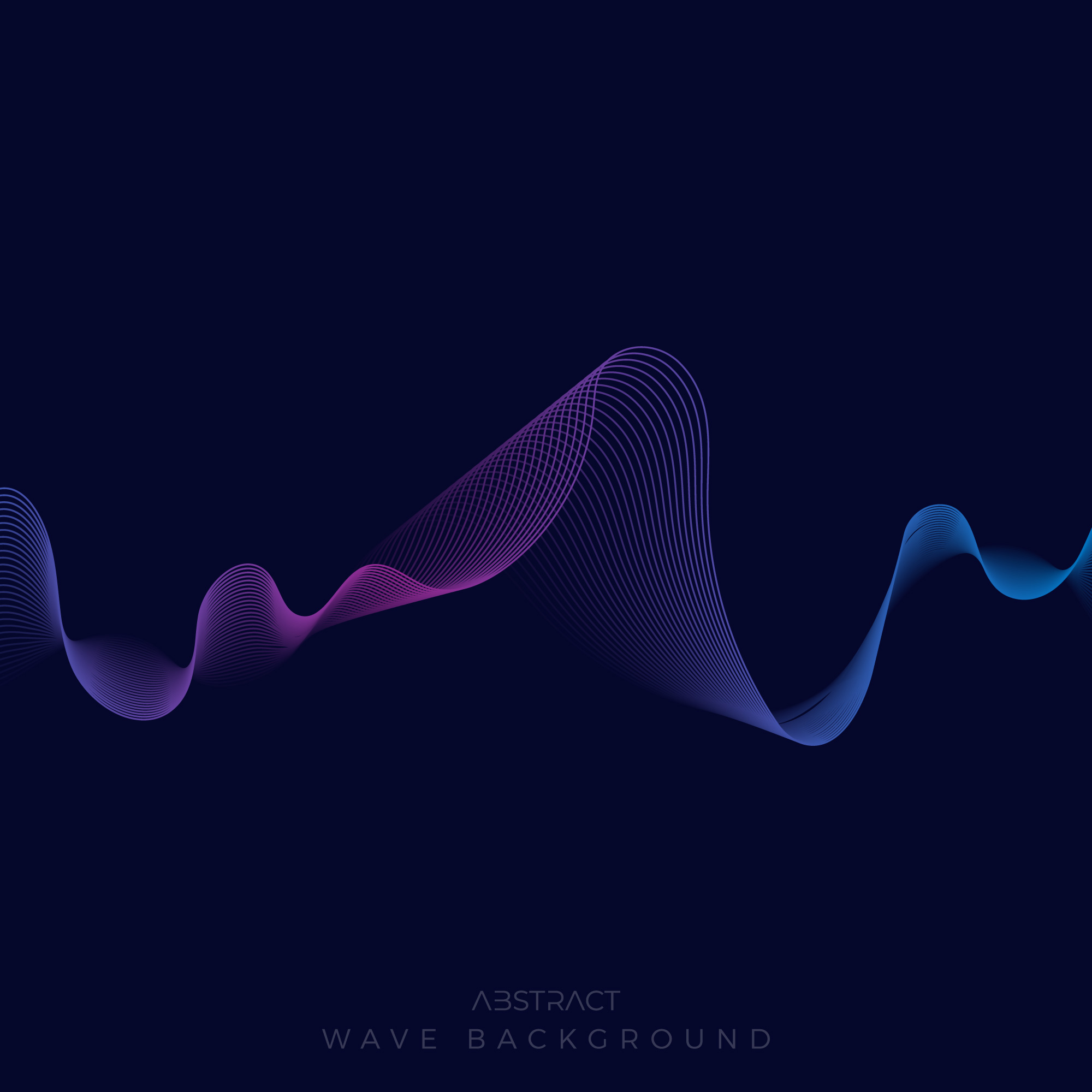 Abstract colorful wave Background cover image.