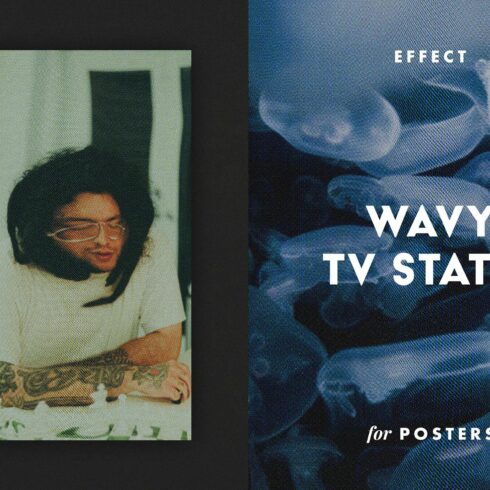 Wavy TV Static: Poster Effectcover image.