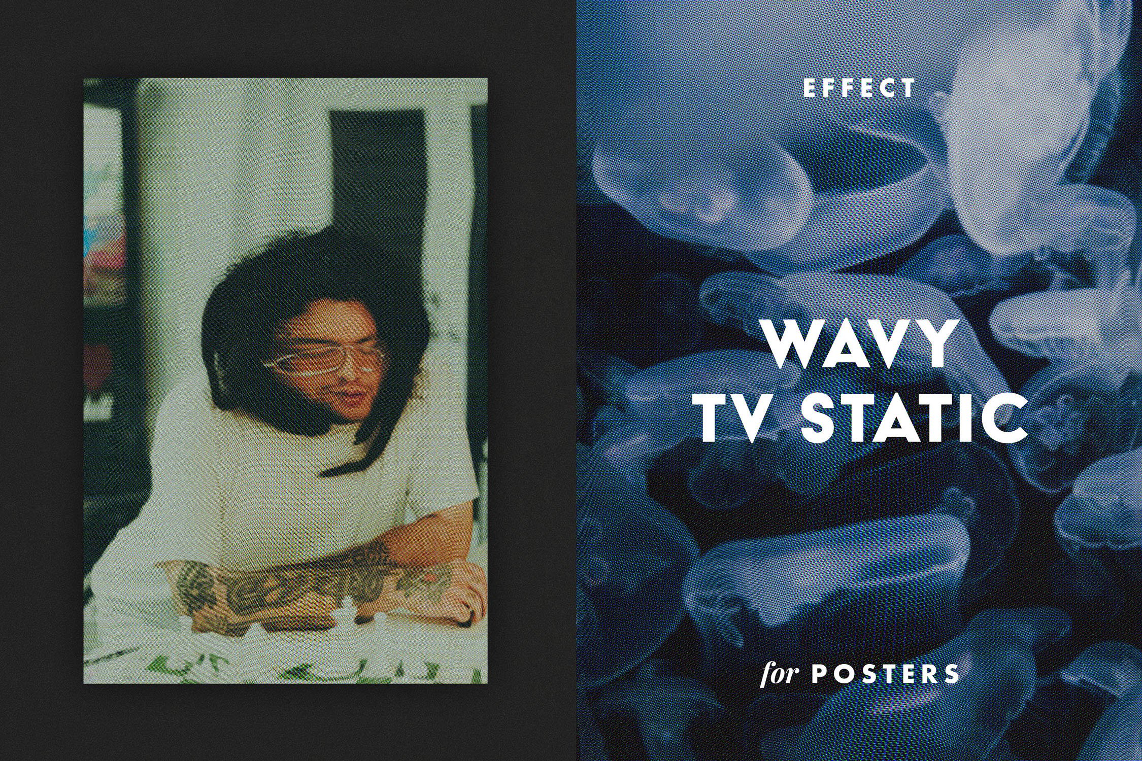 Wavy TV Static: Poster Effectcover image.