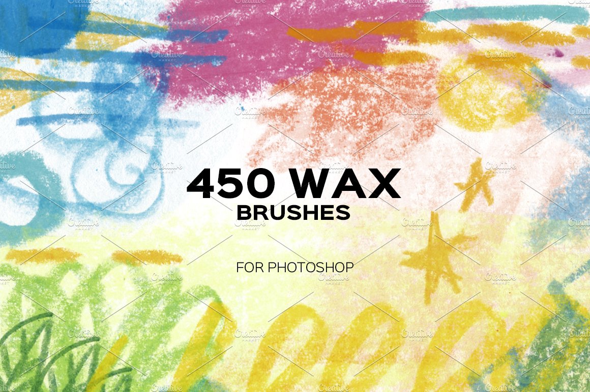 450 WAX BRUSHES. PS Hi-Rescover image.