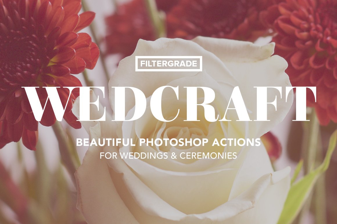 Wedcraft Wedding Photoshop Actionscover image.
