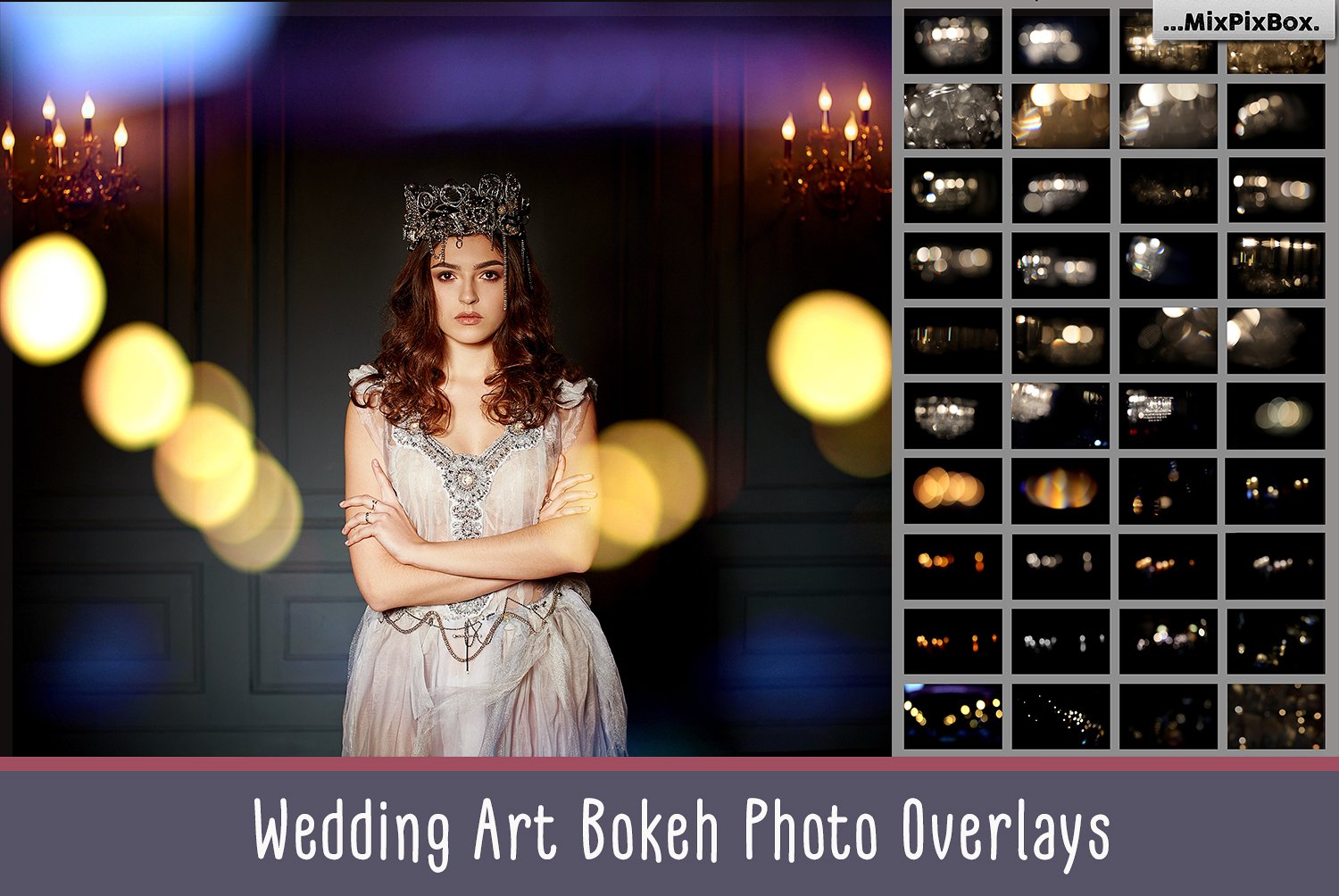 Wedding Art Bokeh Photo Overlayscover image.