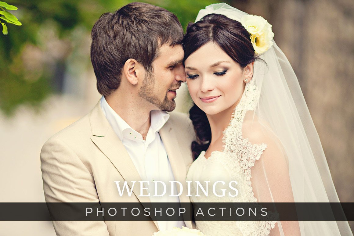 Weddings Photoshop Actions Volume 1cover image.