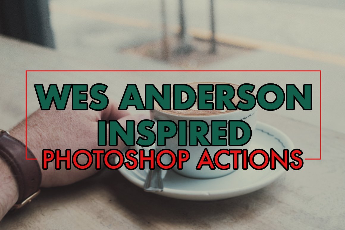 Wes Anderson-Inspired Actions for PScover image.