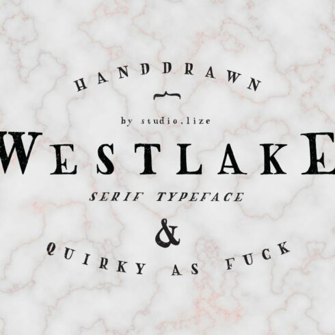 Westlake Hand Drawn Font cover image.