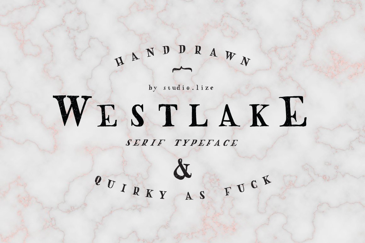 Westlake Hand Drawn Font cover image.