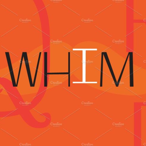 Whim Font Family cover image.