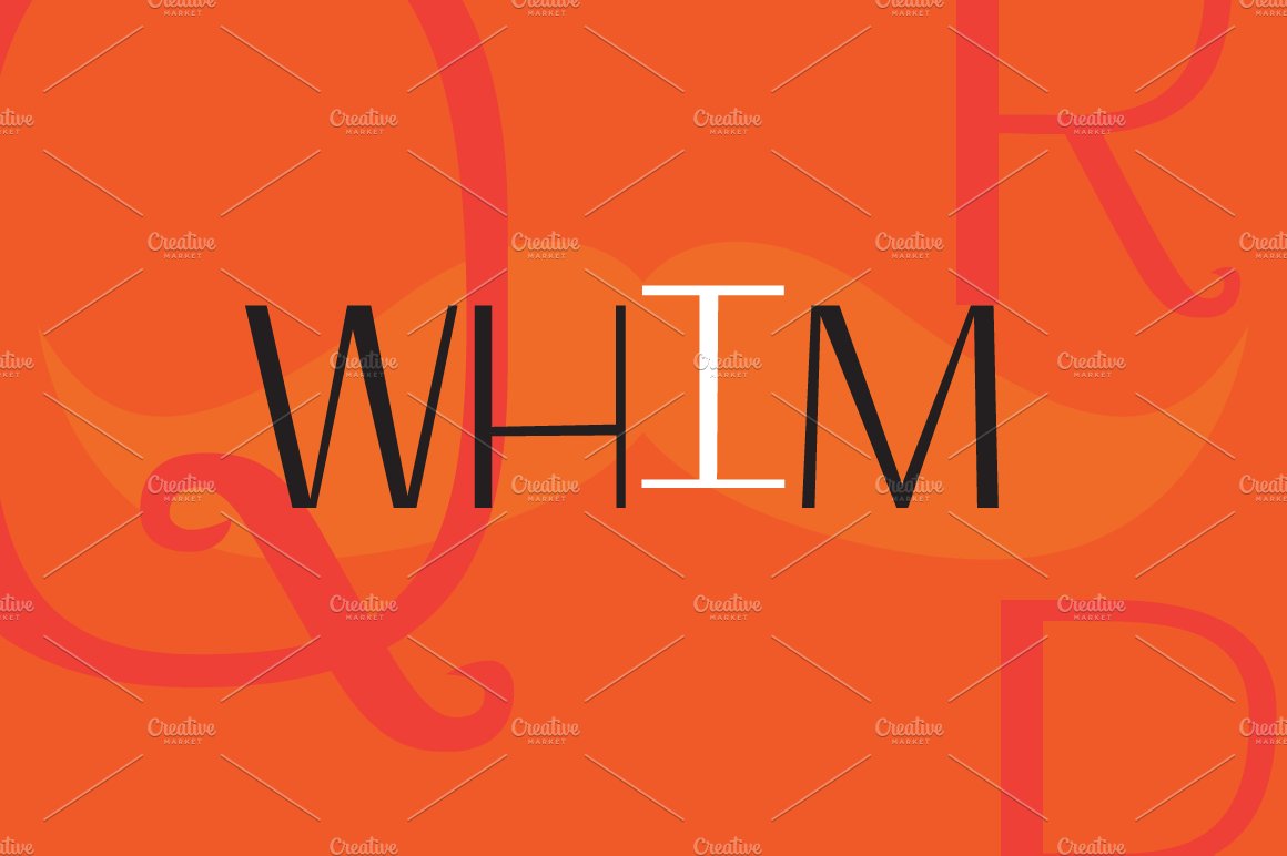 Whim Font Family cover image.