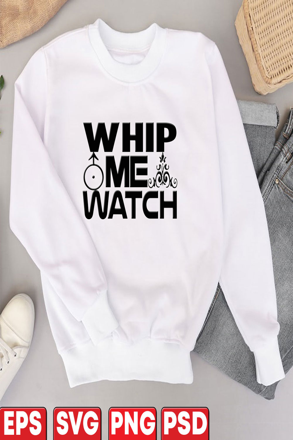 Whip Me Watch pinterest preview image.