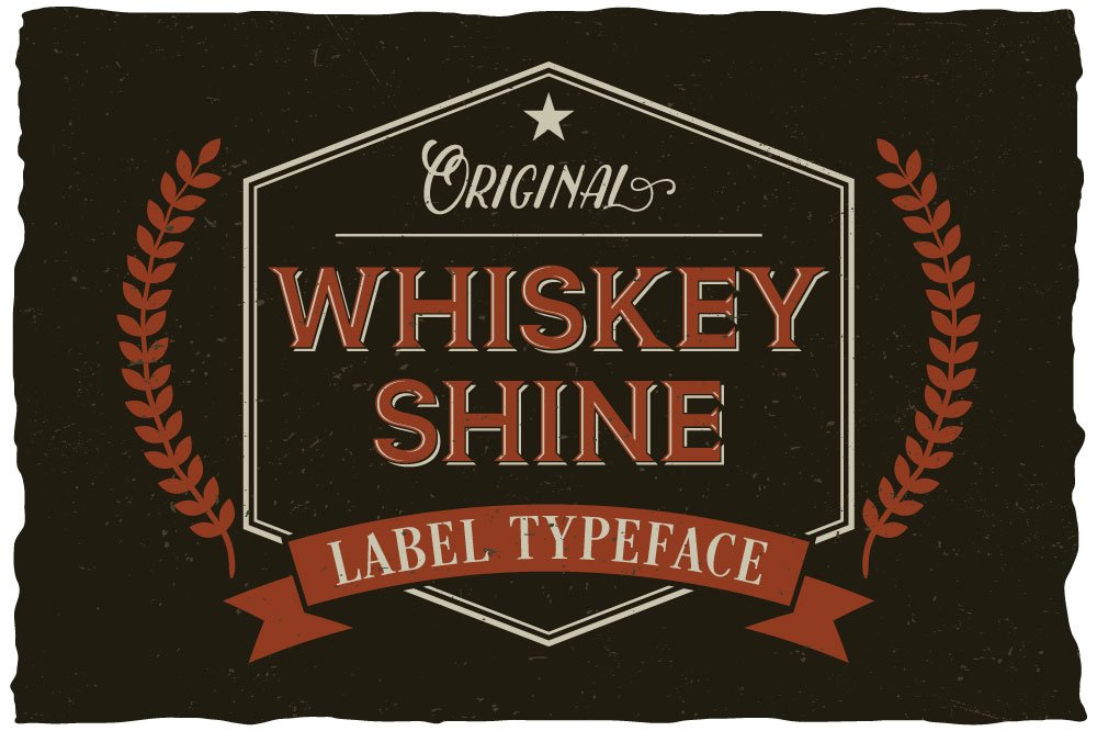 Whiskey Shine Typeface cover image.