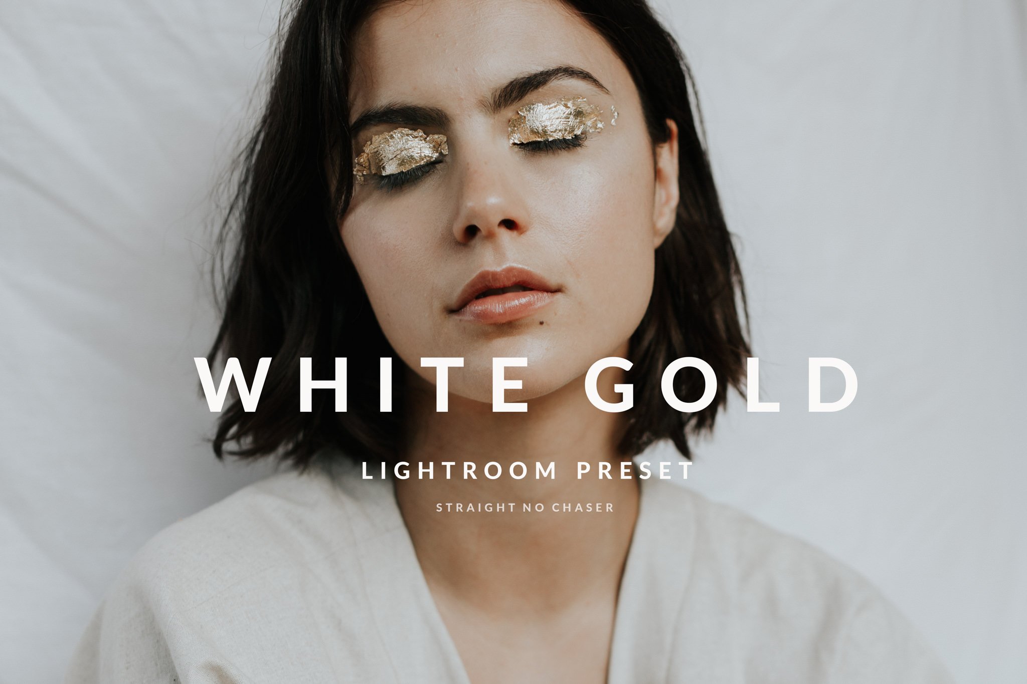 White Gold Lightroom Mobile Presetcover image.
