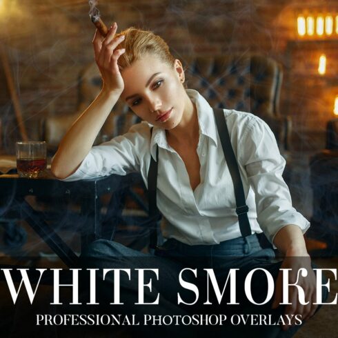 White Smoke Overlays Photoshopcover image.