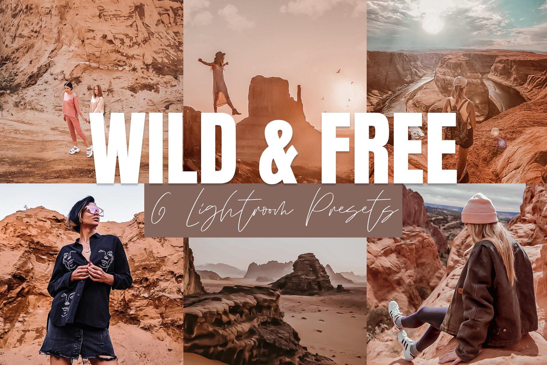 Wild & Free - Lightroom Presets Packcover image.