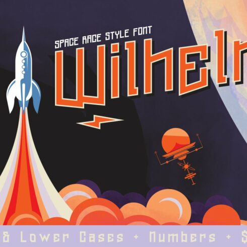 Wilhelm Font & Space Vectors cover image.