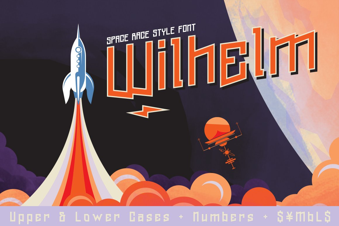 Wilhelm Font & Space Vectors cover image.