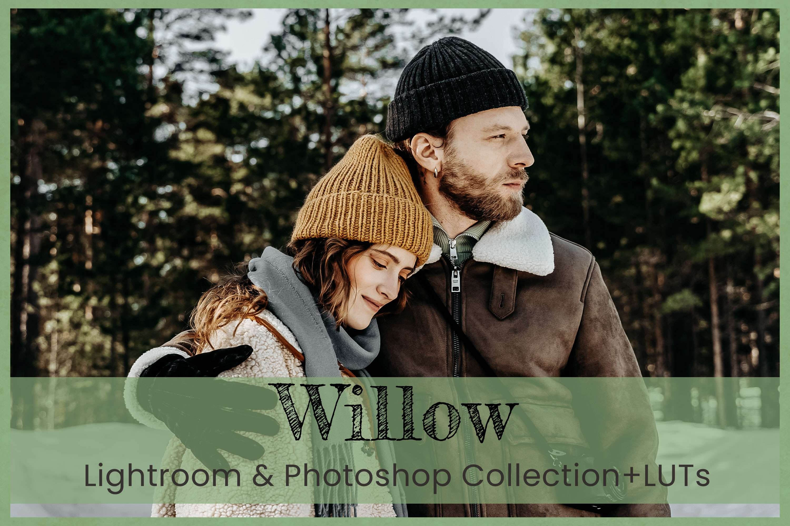 8 Willow Photoshop Actions Wintercover image.