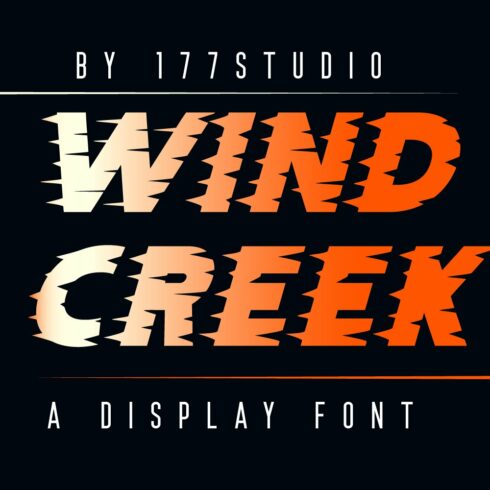 WIND CREEK Font cover image.