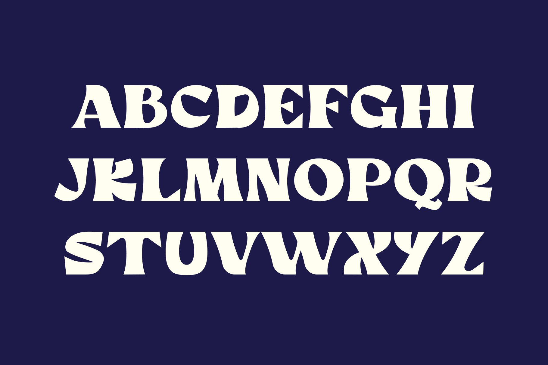 Windsor - Asia Inspired Typeface preview image.