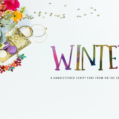 Winter - A Quirky All Caps Font cover image.