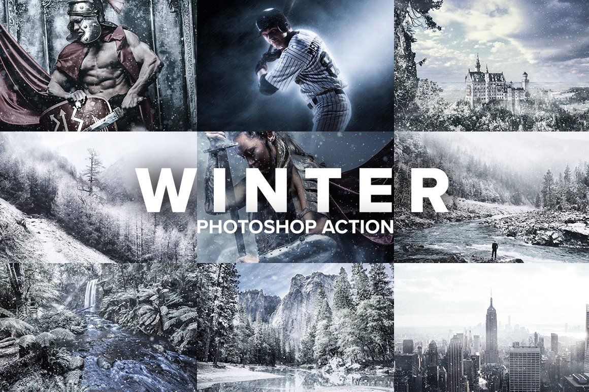 Winter Photoshop Actionscover image.