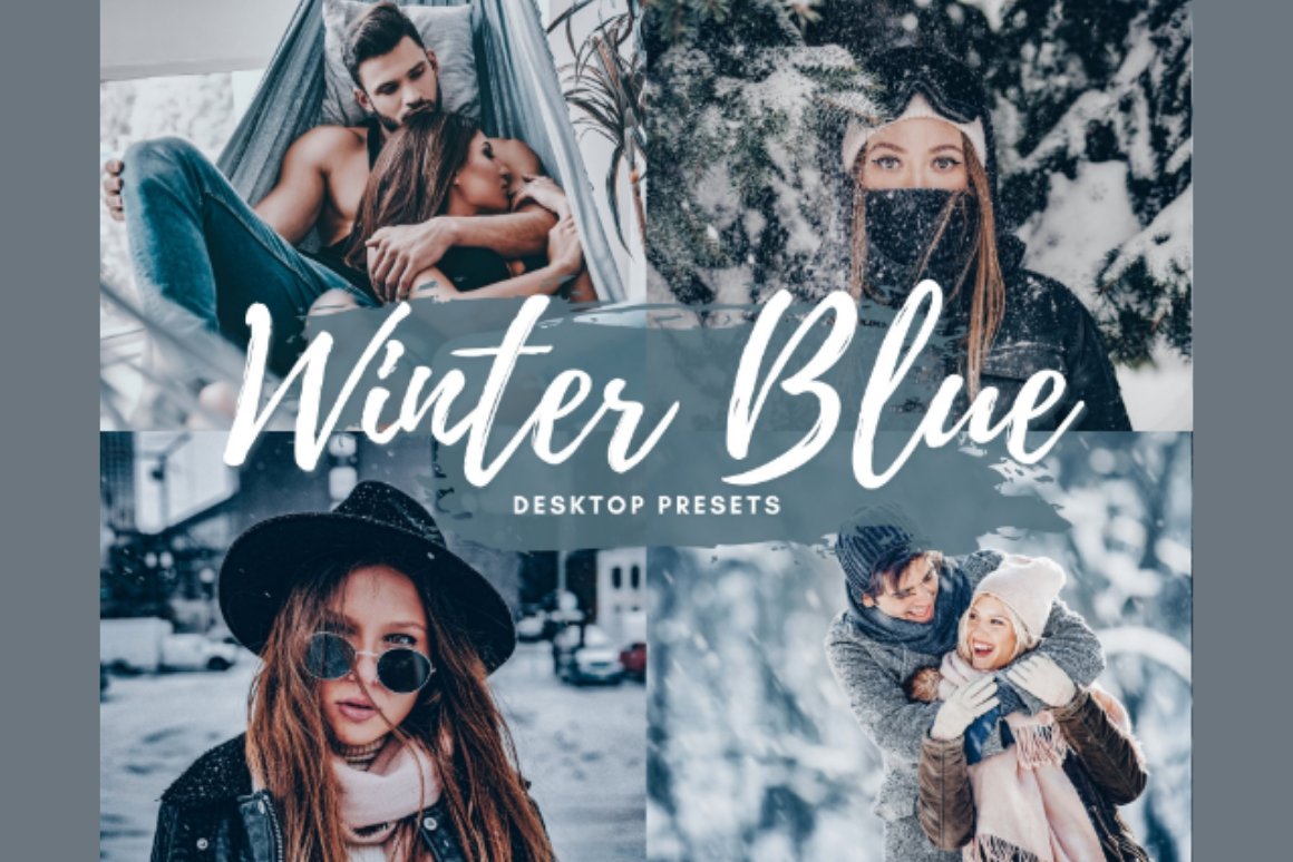 WINTER BLUE Desktop Lightroom Presetcover image.