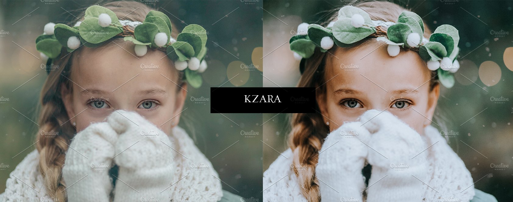 12 x Lightroom Presets, Winter Greenpreview image.