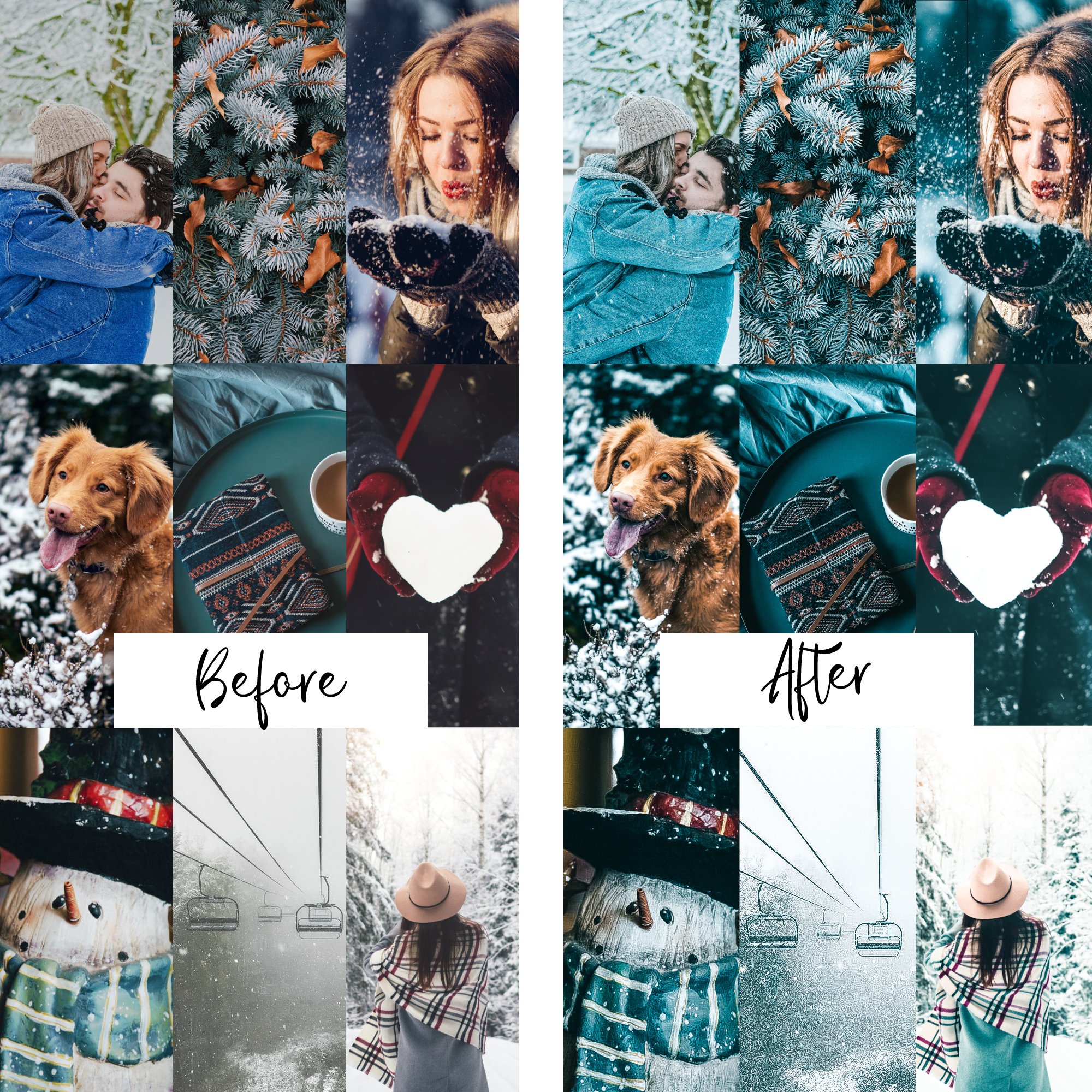 Lightroom Mobile Presets Winter Lovepreview image.