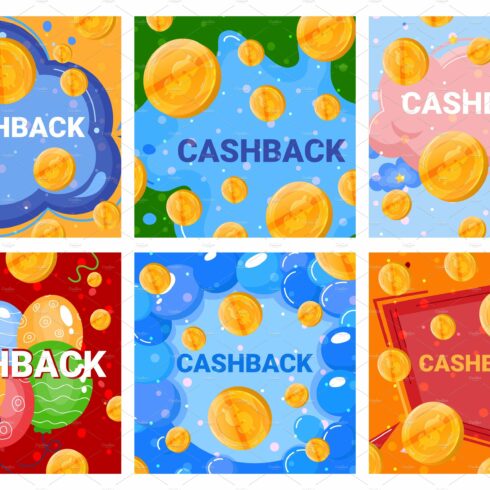 Four different types of cashback cards.