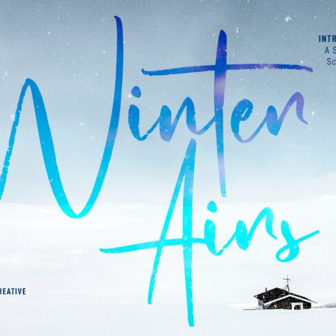 Winter Airs Script Font cover image.