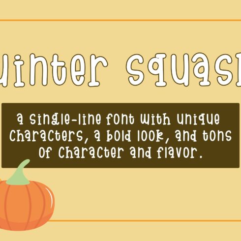 Winter Squash | A quirky Slab-Serif cover image.
