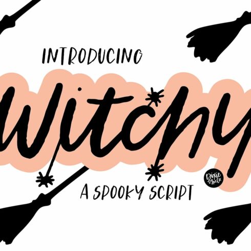 WITCHY a Halloween Script Font cover image.