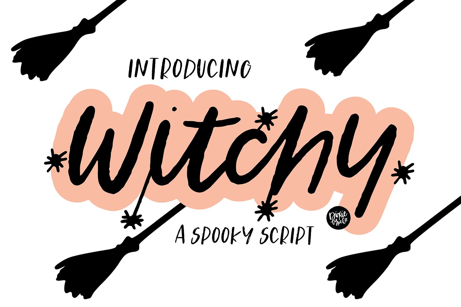 WITCHY a Halloween Script Font cover image.