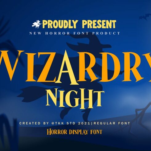 Wizardry Night - Movie Font cover image.