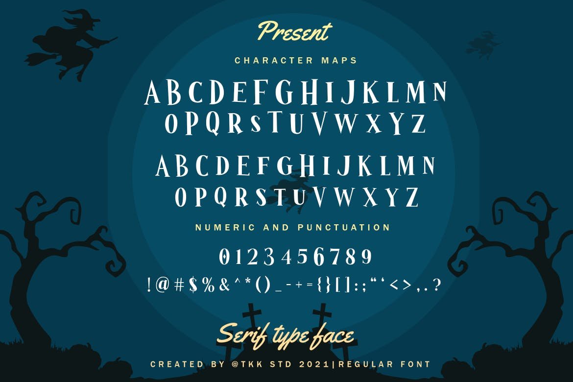 wizardry night mystery movie font9 49