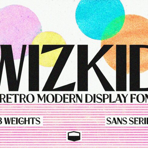 WIZKID | A Retro Modern Display Font cover image.