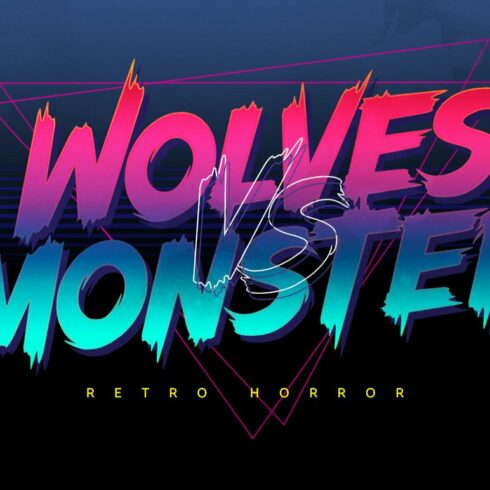 Wolves Vs Monster - Retro Horror cover image.