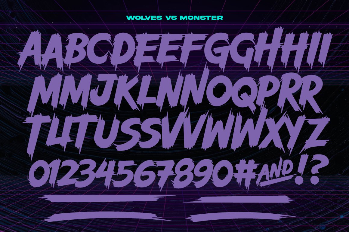 wolves vs monster font cover 5 129