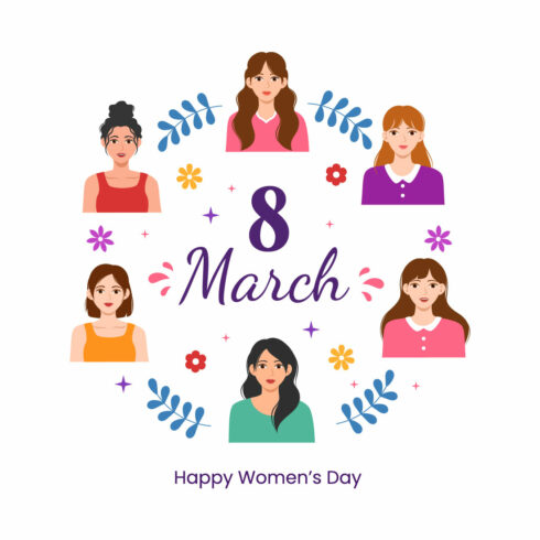 16 International Women\'s Day Illustration cover image.