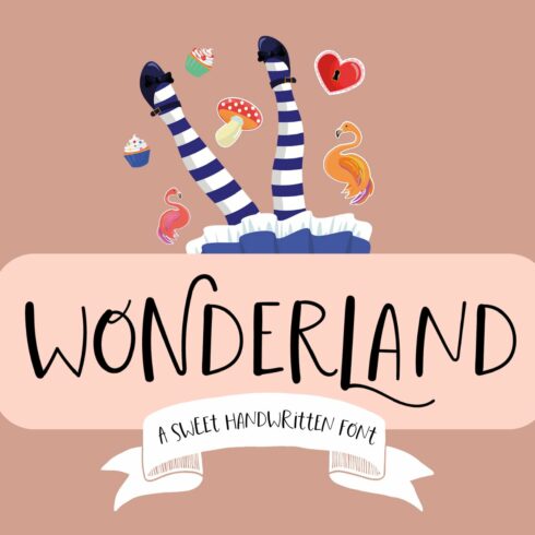 Wonderland Quirky Font cover image.