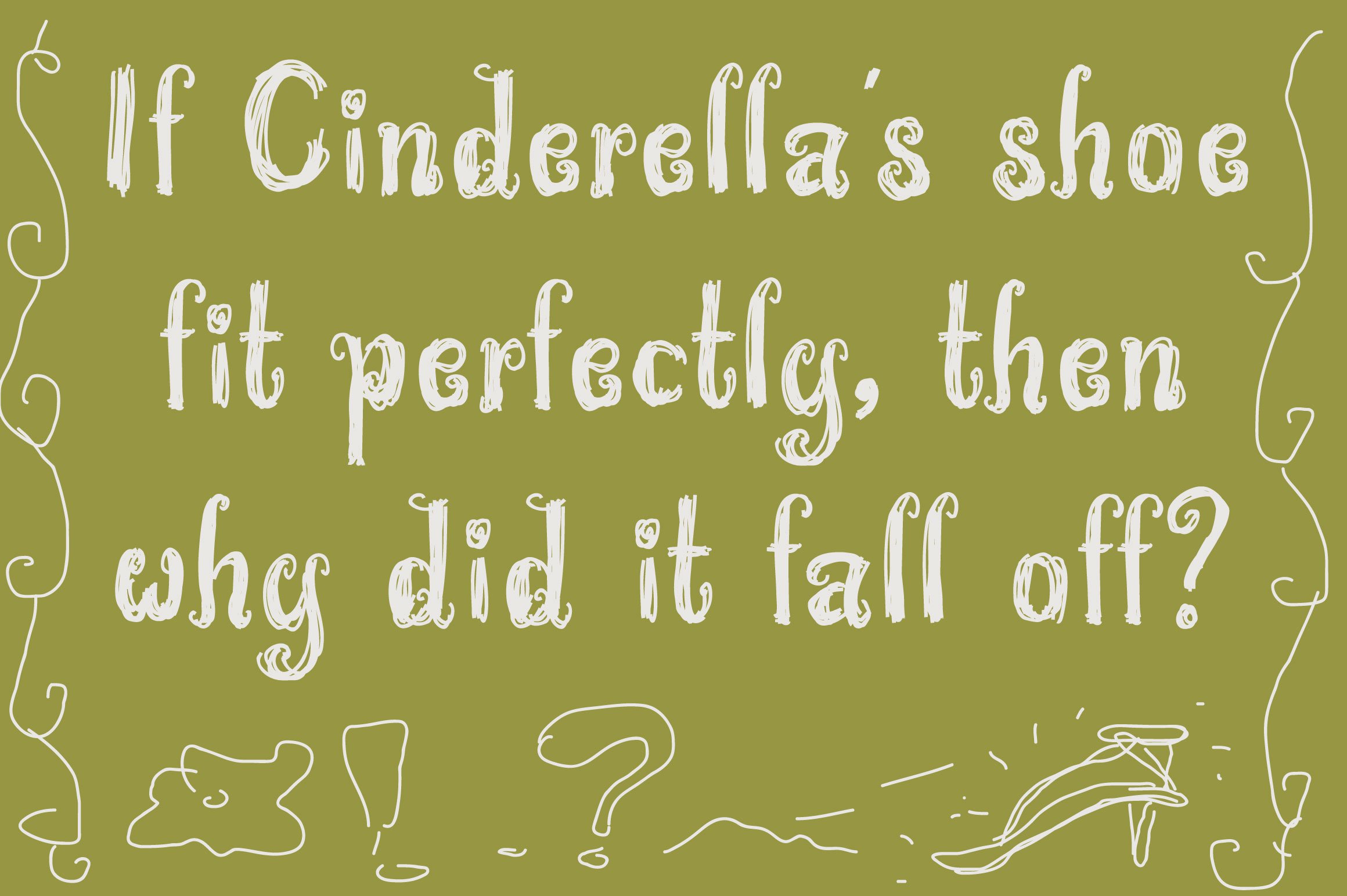 Wonderland Scratch | Pen Sketch Font preview image.