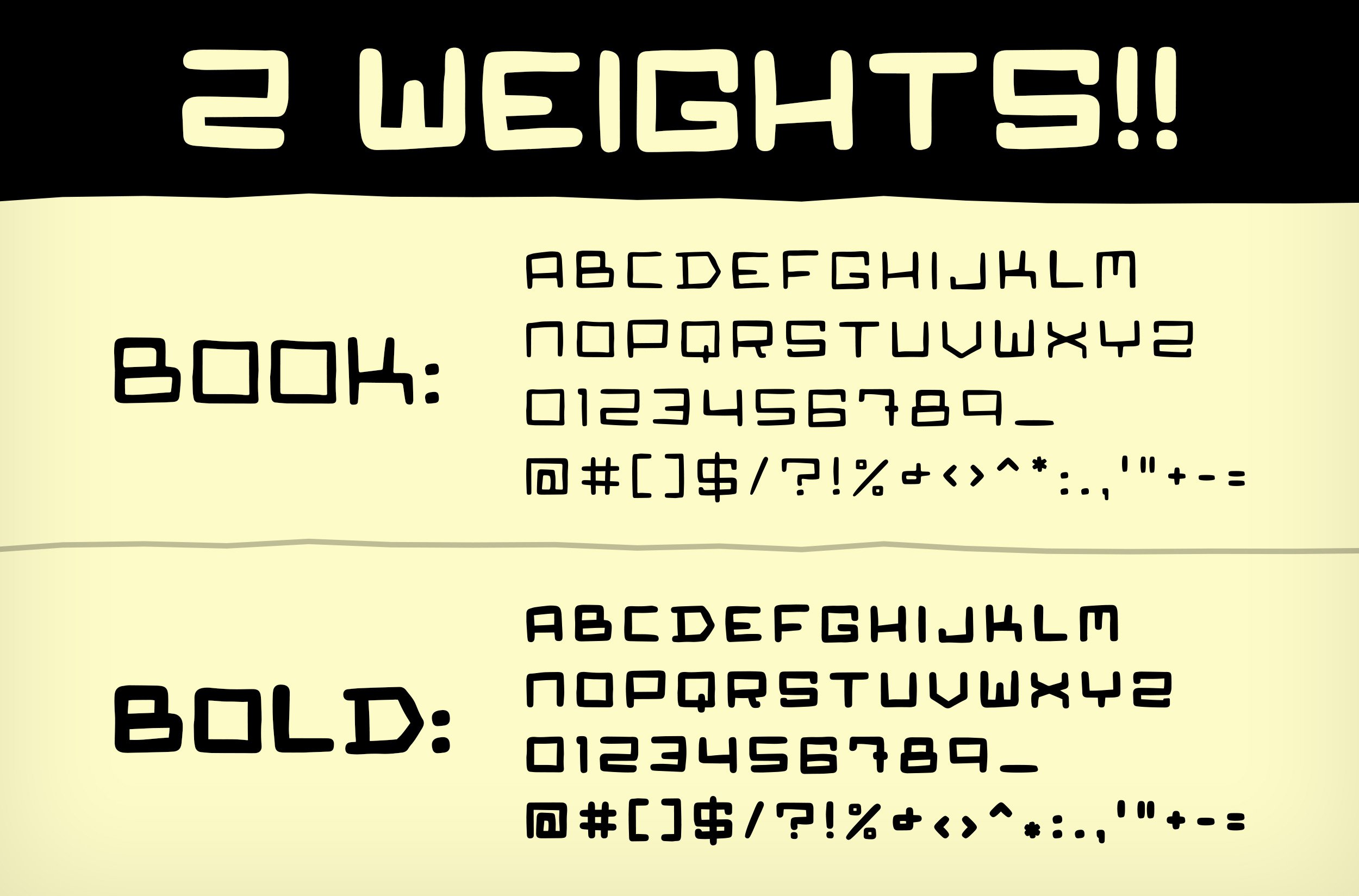 Wonky Blocko | Fun Blocky Font preview image.