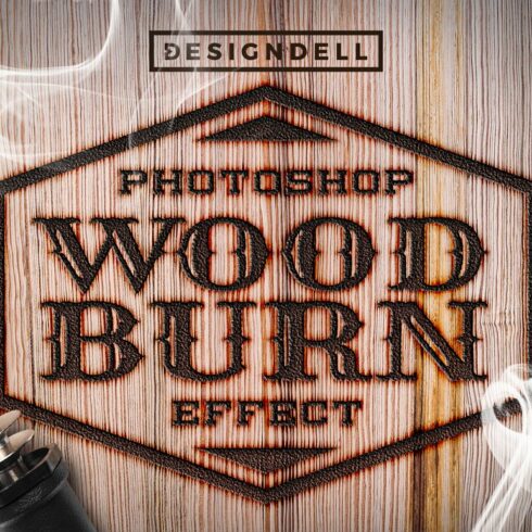 Wood Burn Photoshop Effectscover image.