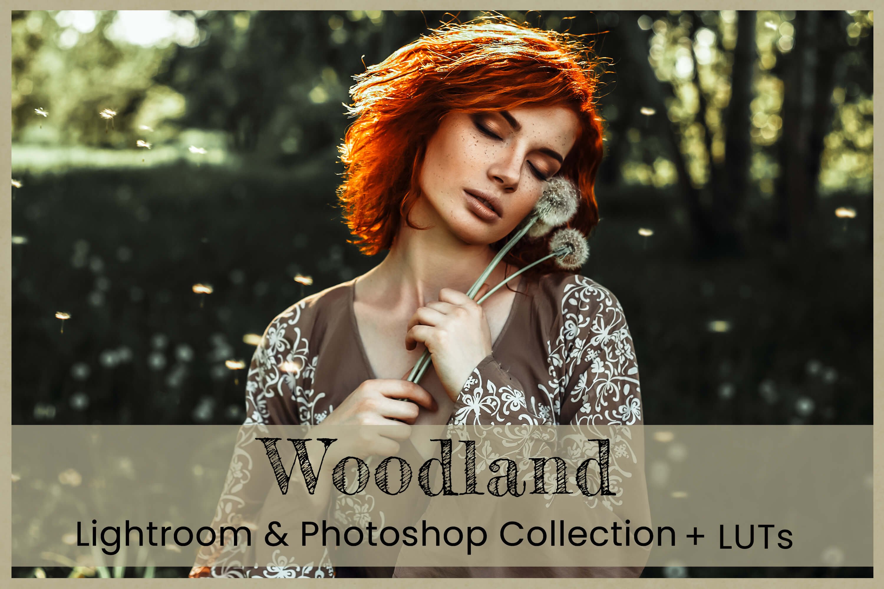 Woodland Photoshop Actions Lightroomcover image.