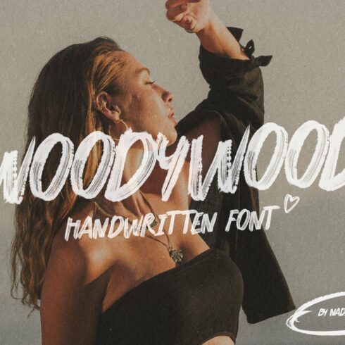 Woody Wood Font cover image.