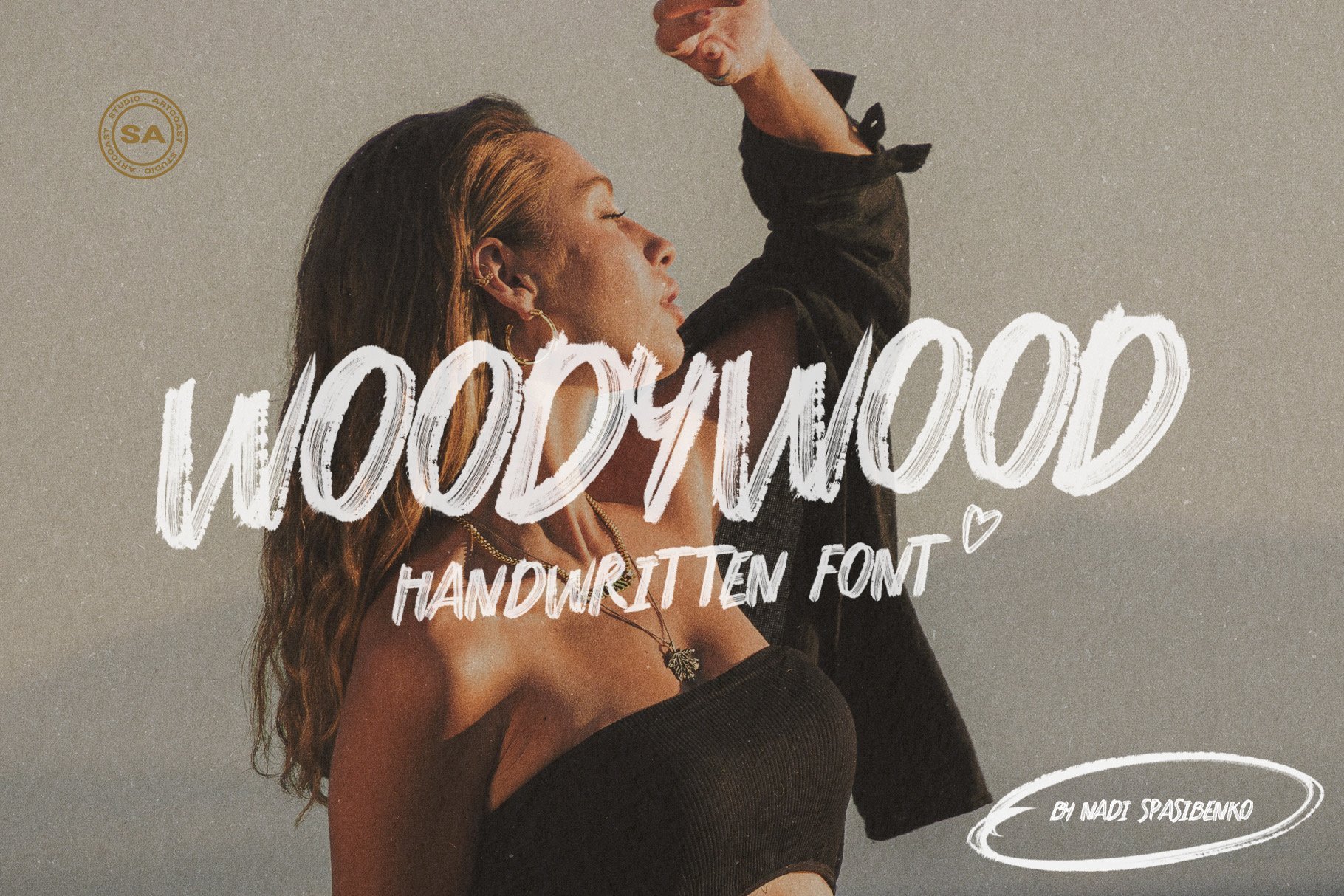 Woody Wood Font cover image.