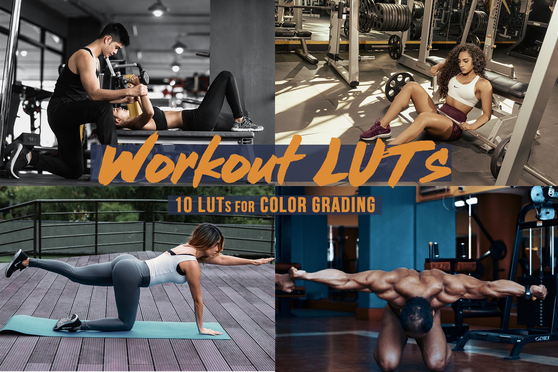 Workout - Sports LUTs Bundlecover image.