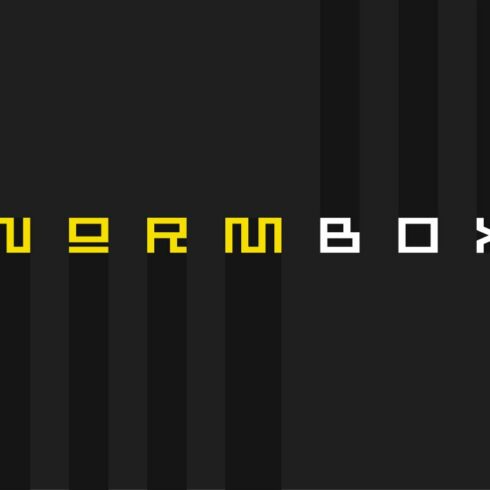 WormBox - Fixed height modular font cover image.