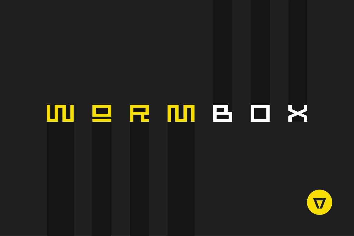 WormBox - Fixed height modular font cover image.